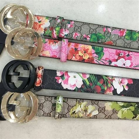 gucci flower pattern belt|gucci belt female health.